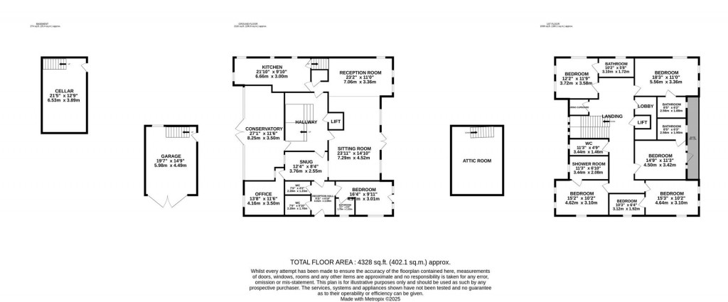 Floorplans For Park Avenue North, Northampton