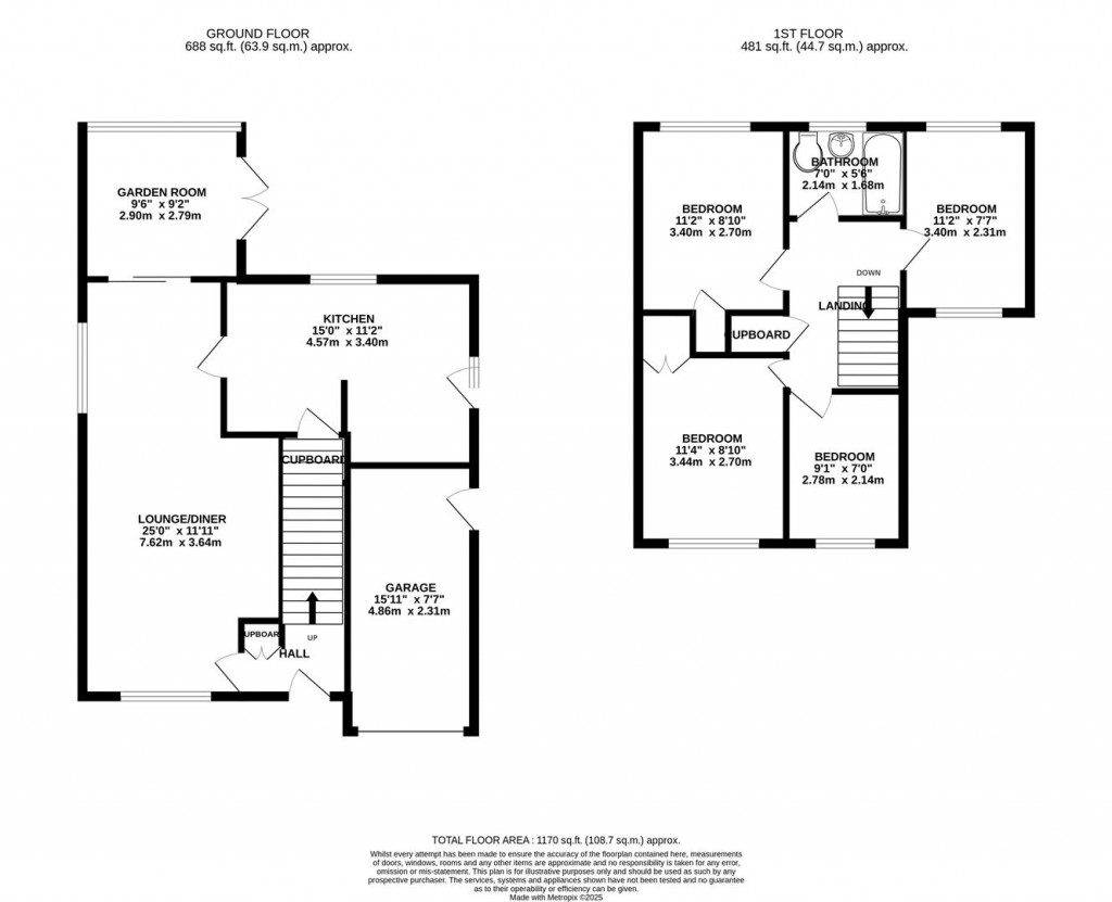 Floorplans For Eastlands Road, Finedon