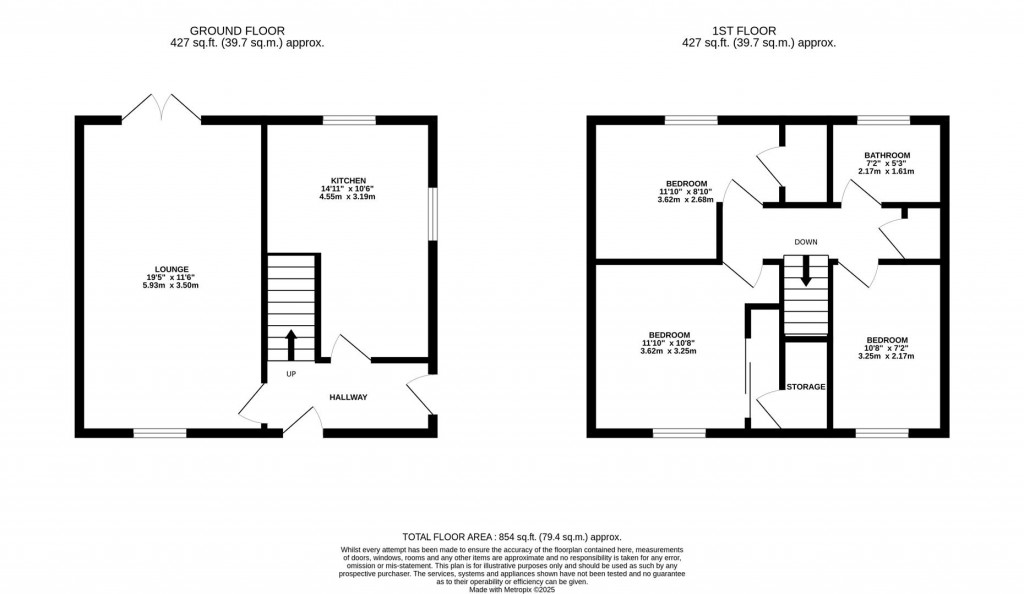 Floorplans For Wareham Green, Corby