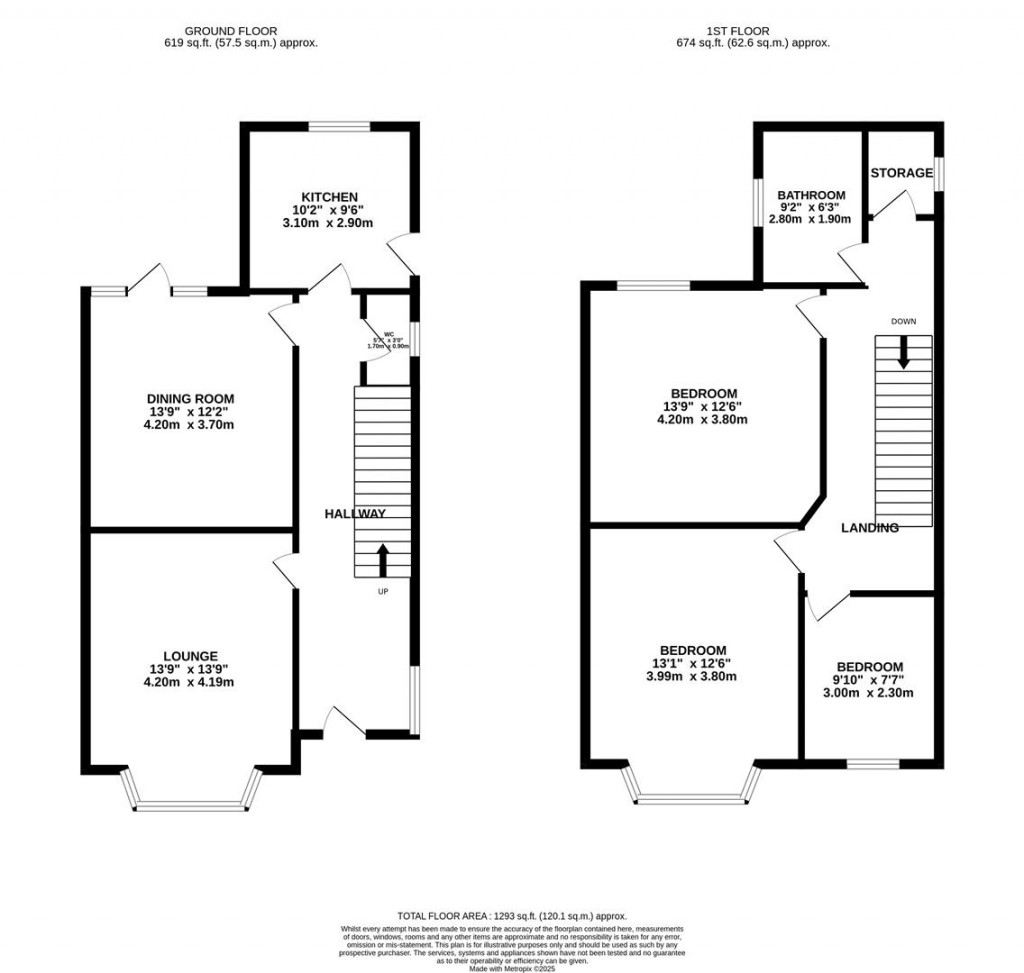 Floorplans For Roundhill Road, Kettering