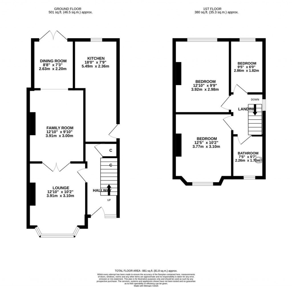 Floorplans For Coventry Road, Market Harborough