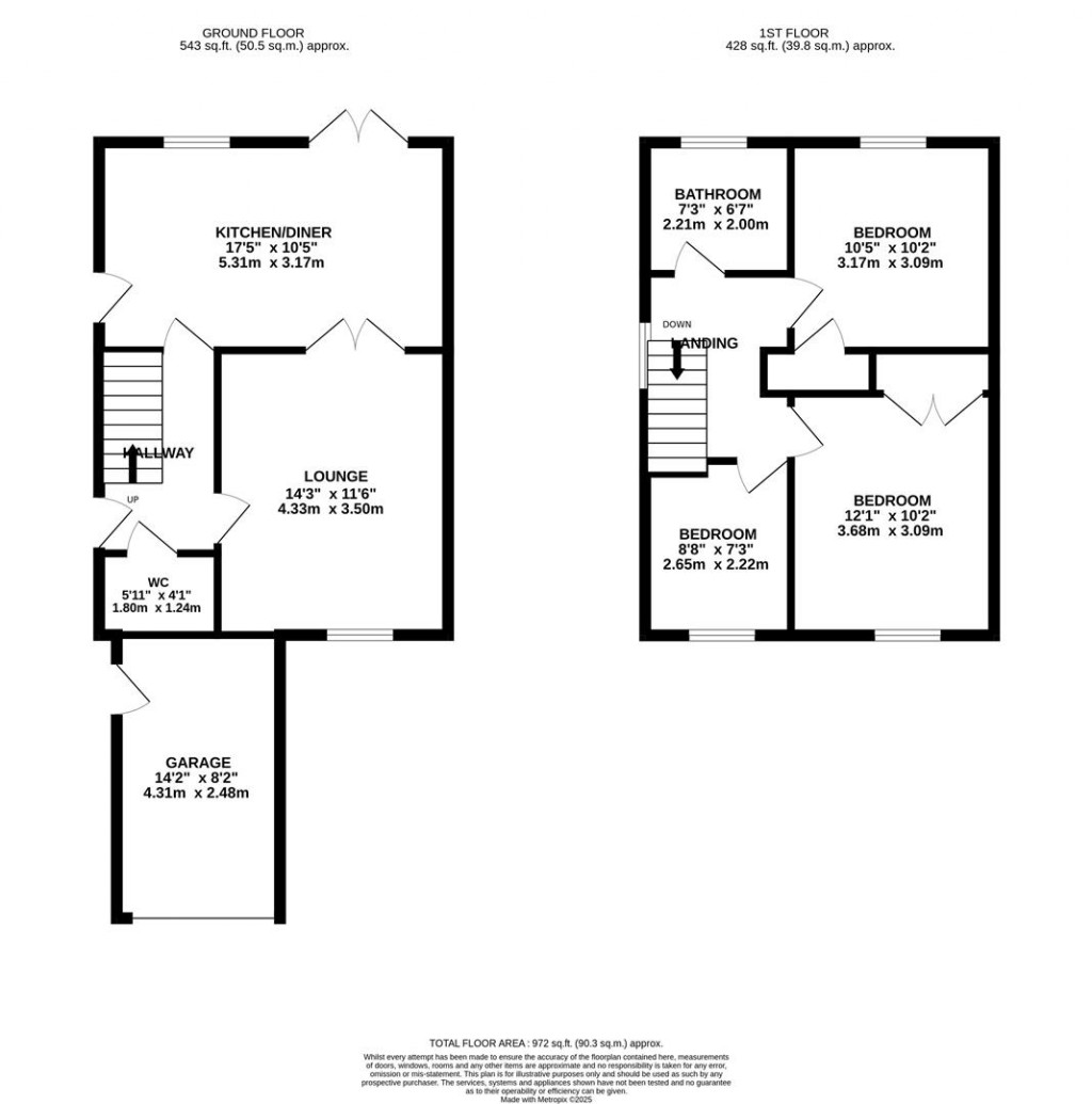 Floorplans For Brickhill Road, Wellingborough