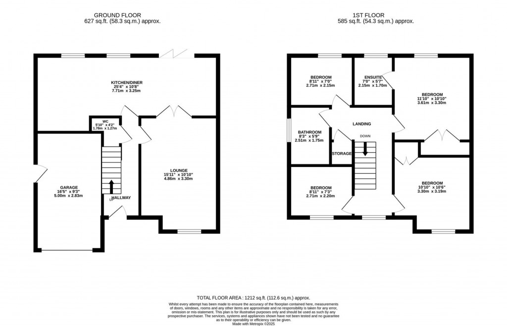 Floorplans For Larkin Gardens, Higham Ferrers