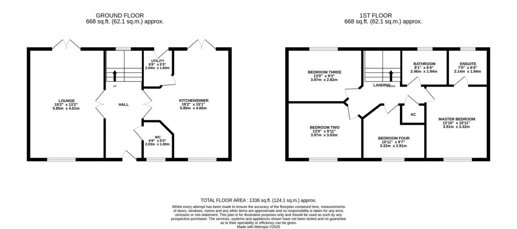 Floorplans For Chaplins Lane, Desborough