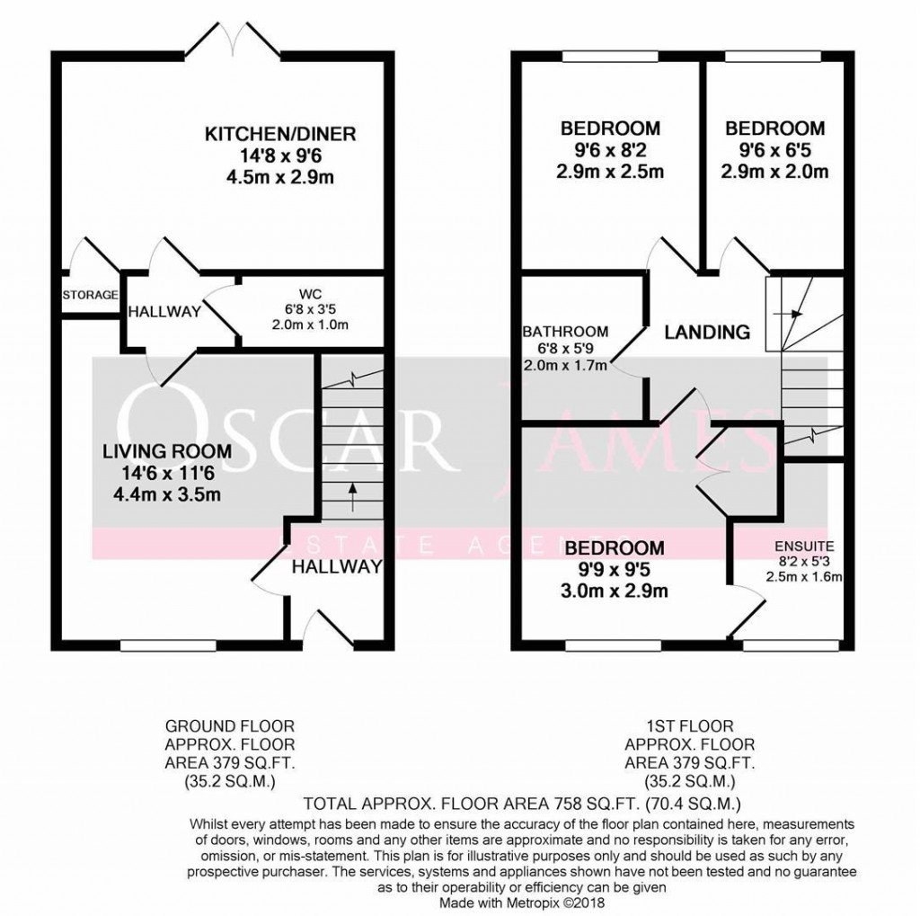 Floorplans For Blackcurrant Grove, Higham Ferrers, Rushden
