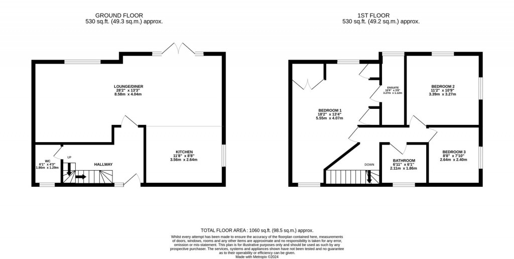 Floorplans For Main Street, Watford