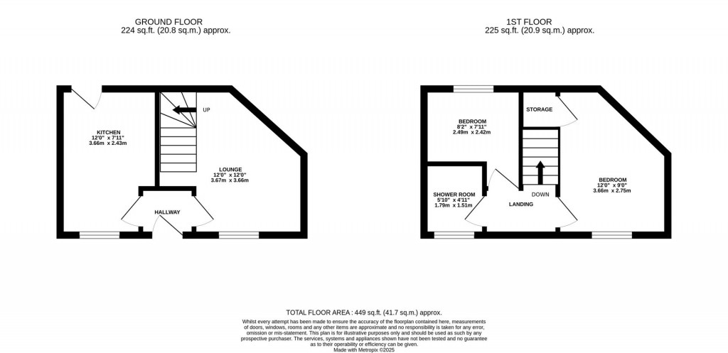 Floorplans For Henry Street, Northampton