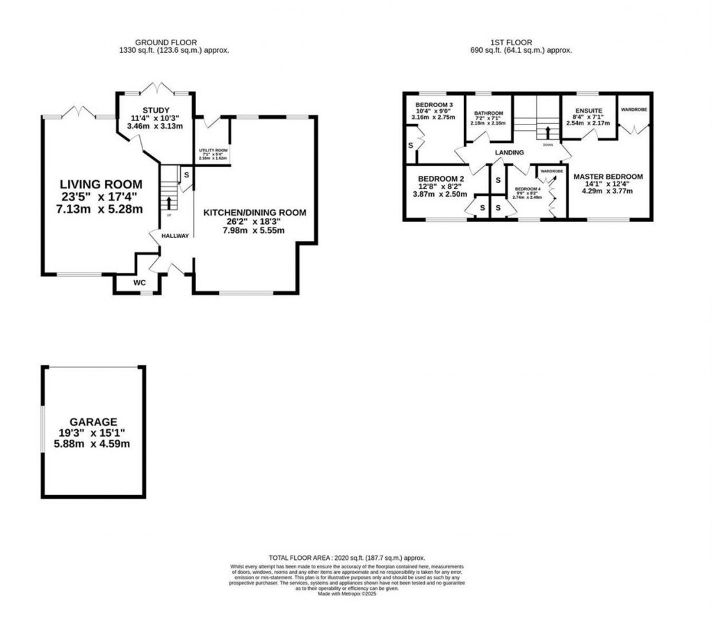 Floorplans For Woodford Road, Great Addington