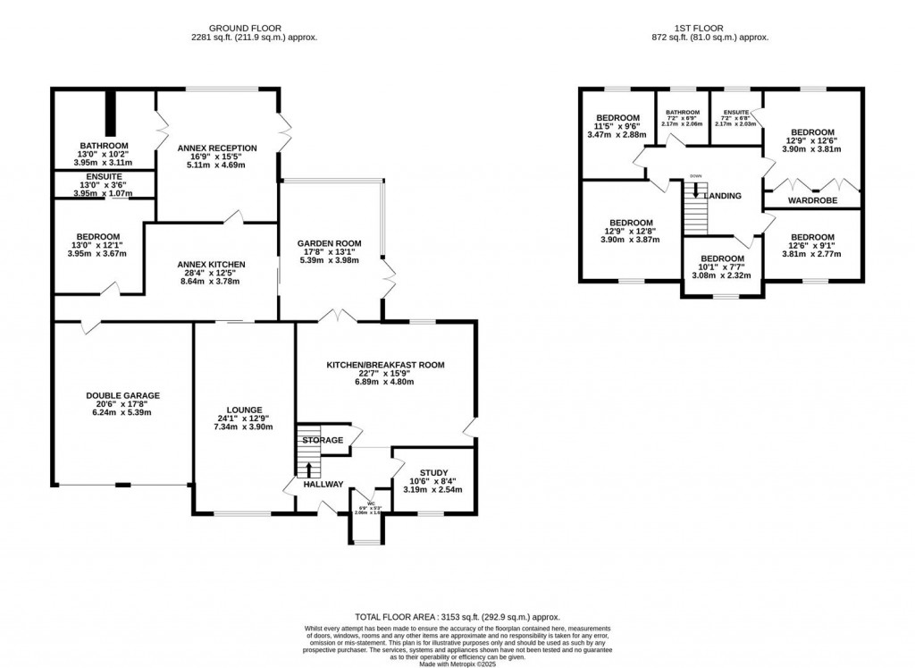 Floorplans For Cornerstone House, Wood Road, Kings Cliffe, PE