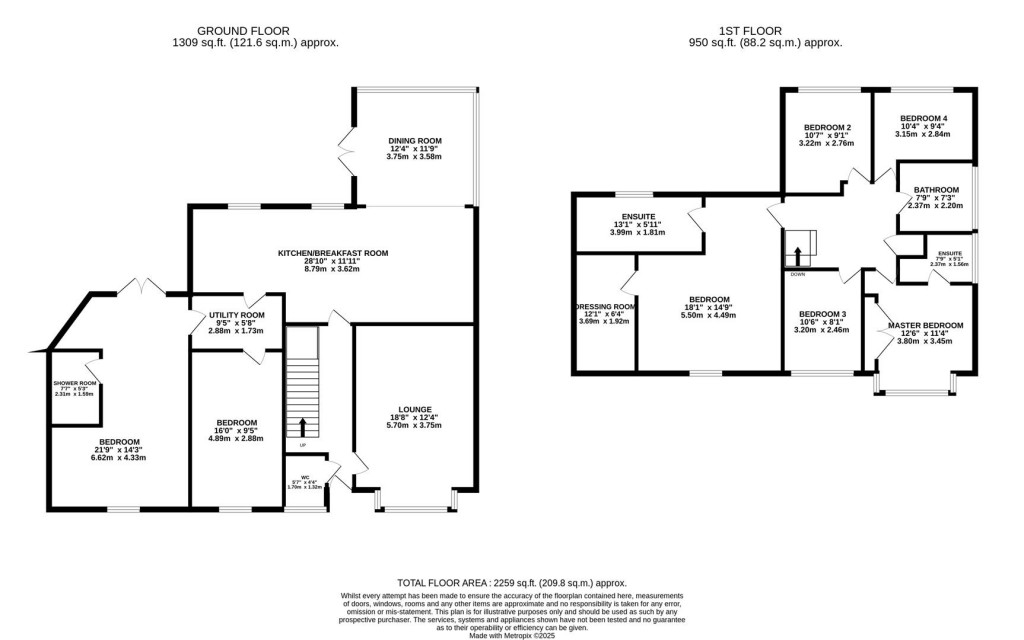 Floorplans For St. Crispin Road, Earls Barton