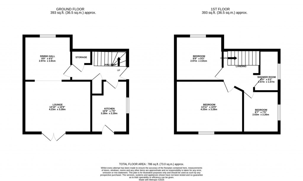Floorplans For Westfields Road, Corby