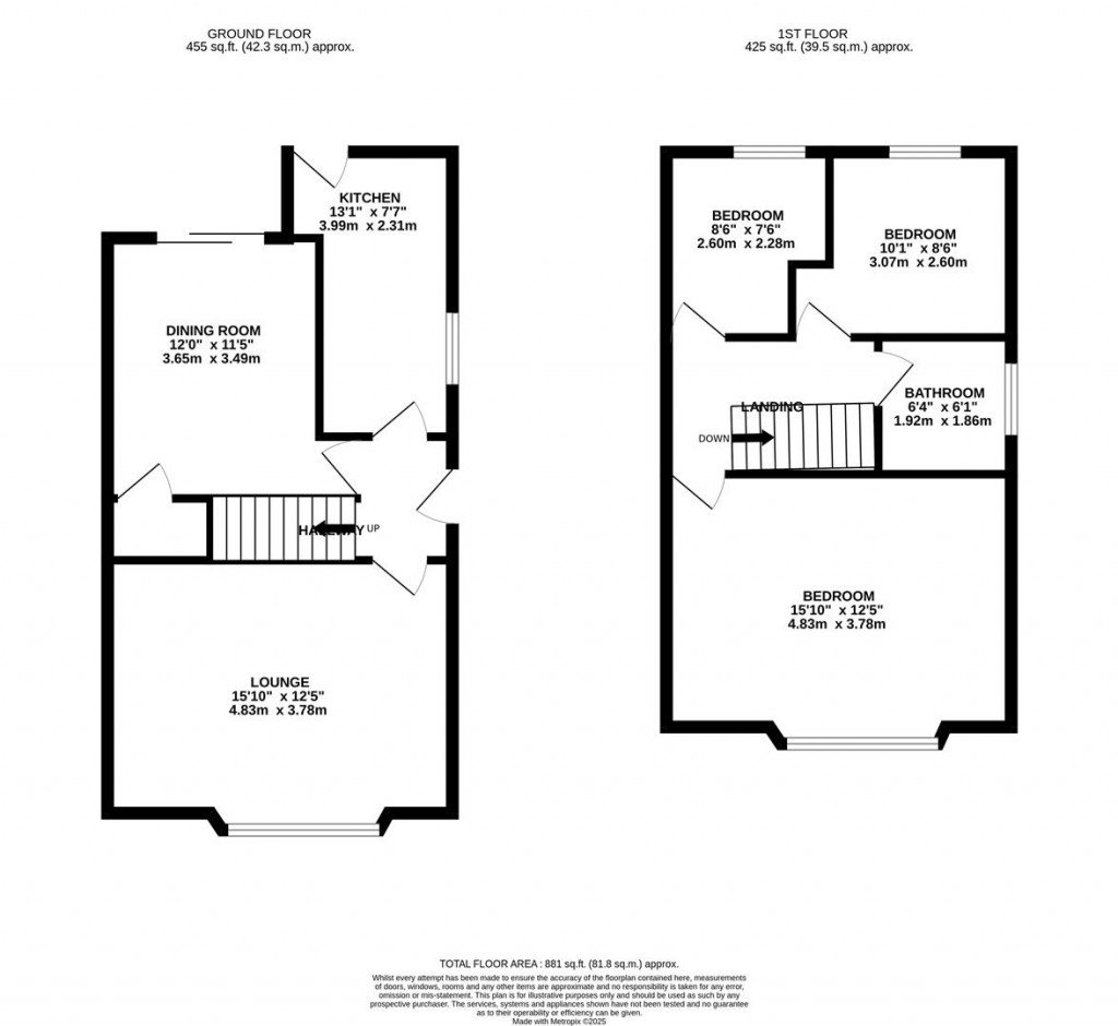 Floorplans For Wallis Road, Kettering