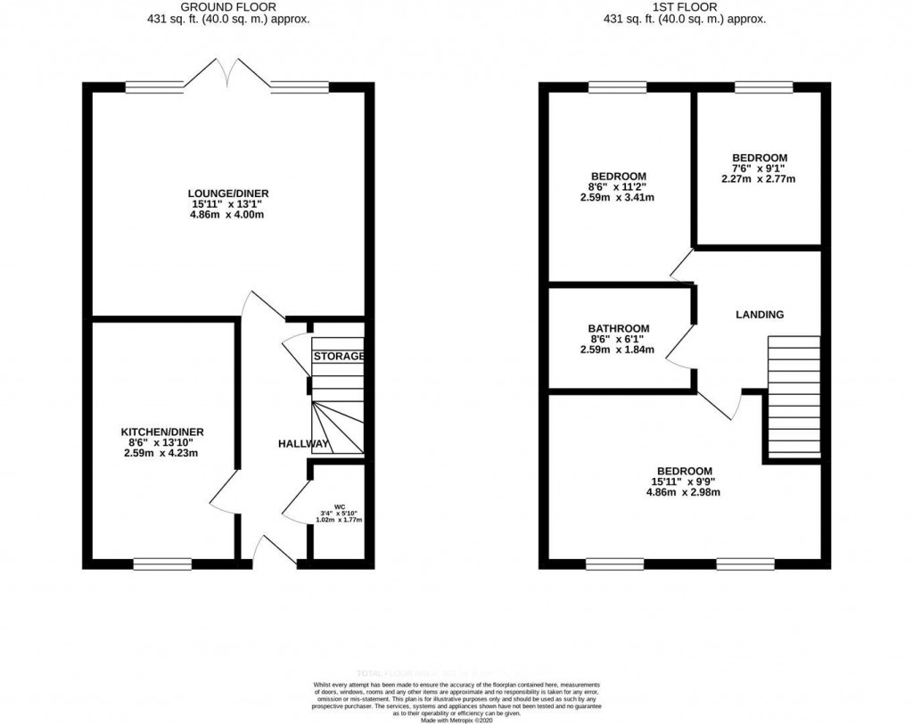 Floorplans For Cherwell Drive, Kettering