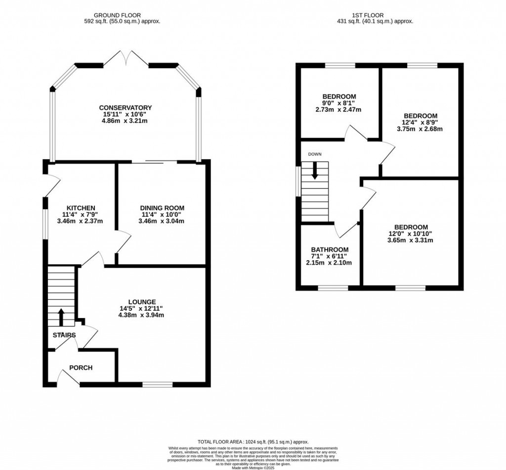 Floorplans For Pytchley Road, Kettering