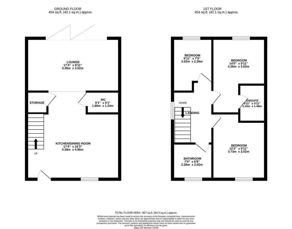 Floorplans For Steeplechase Way, Market Harborough