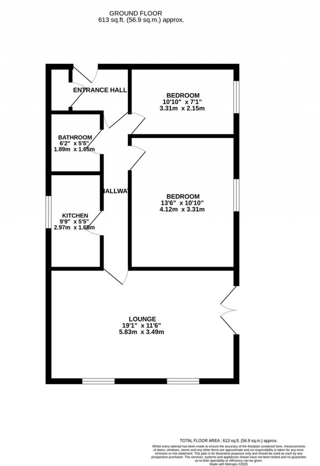 Floorplans For Doddridge Street, Northampton