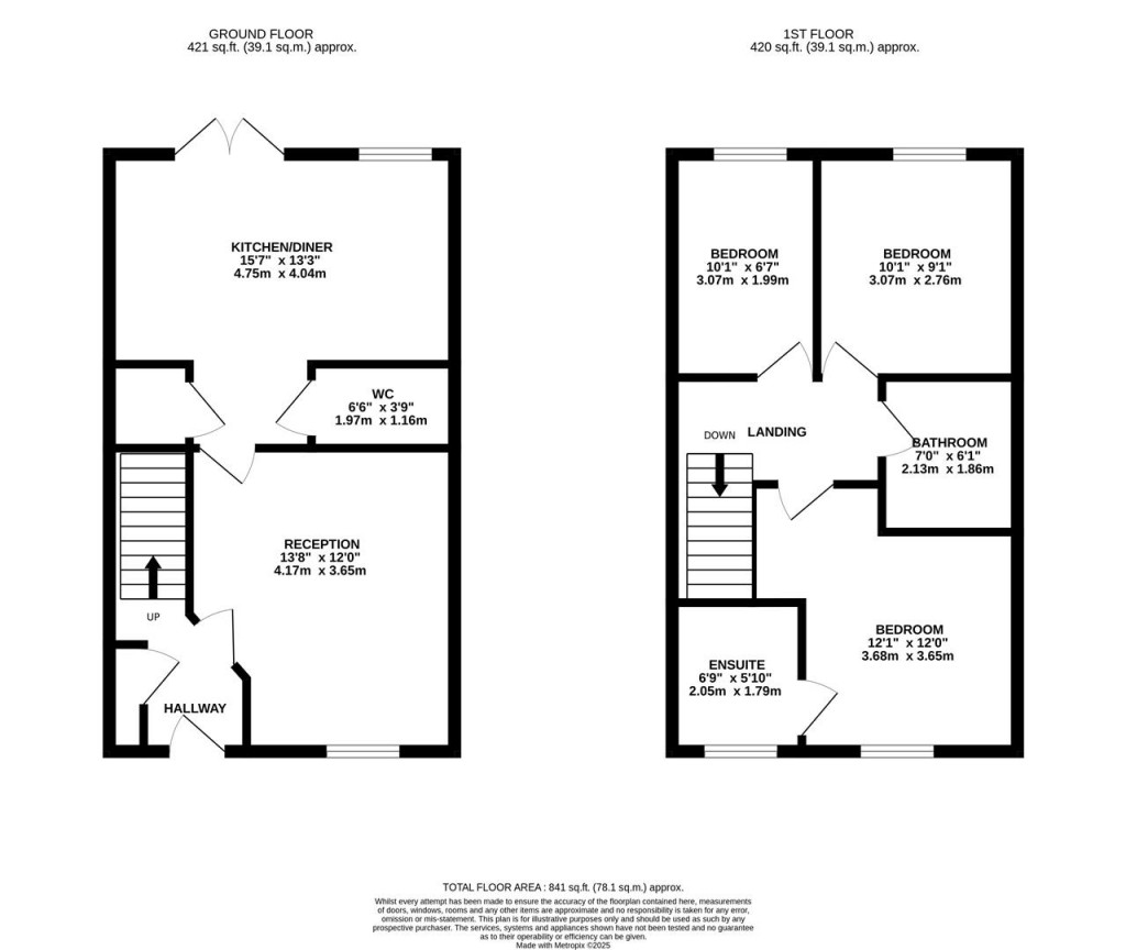 Floorplans For Pine Way, Raunds