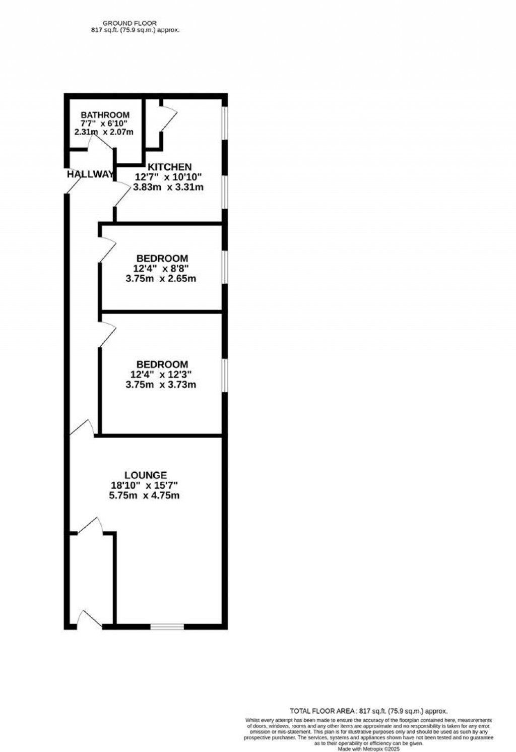 Floorplans For Regent Road, Burton Latimer