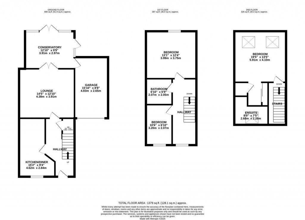 Floorplans For Grendon Drive, Barton Seagrave, Kettering