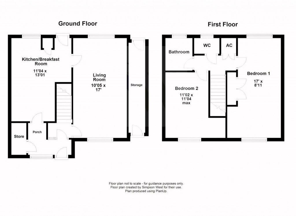 Floorplans For Gateford Court, Corby