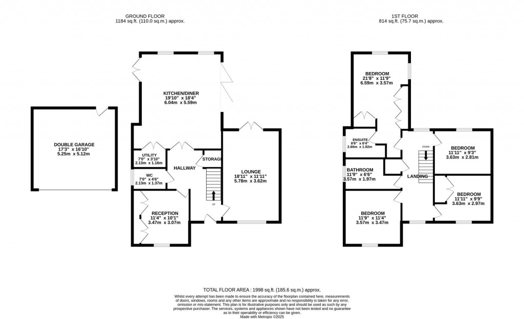 Floorplans For Hollow Wood Road, Burton Latimer