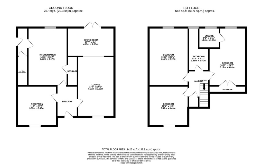 Floorplans For Braybrooke Road, Desborough