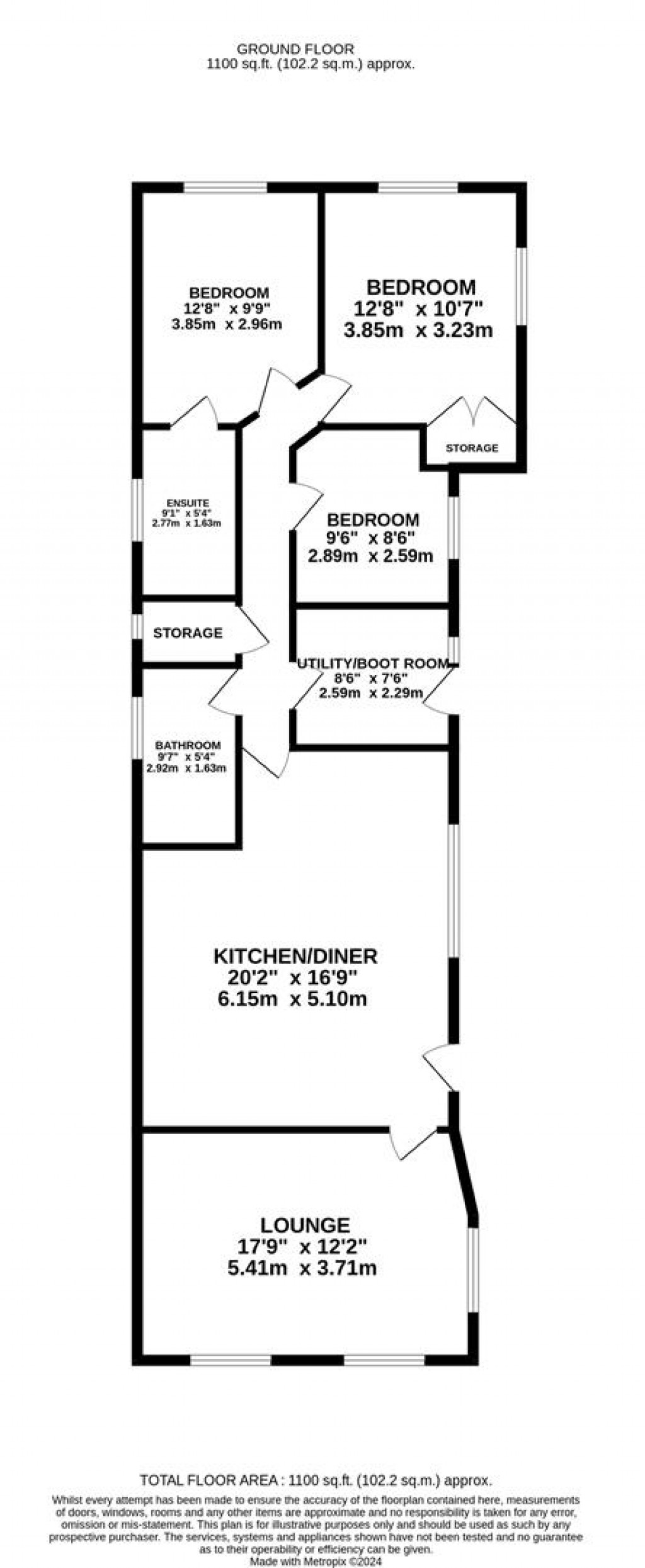 Floorplans For Main Street, Gumley, Market Harborough