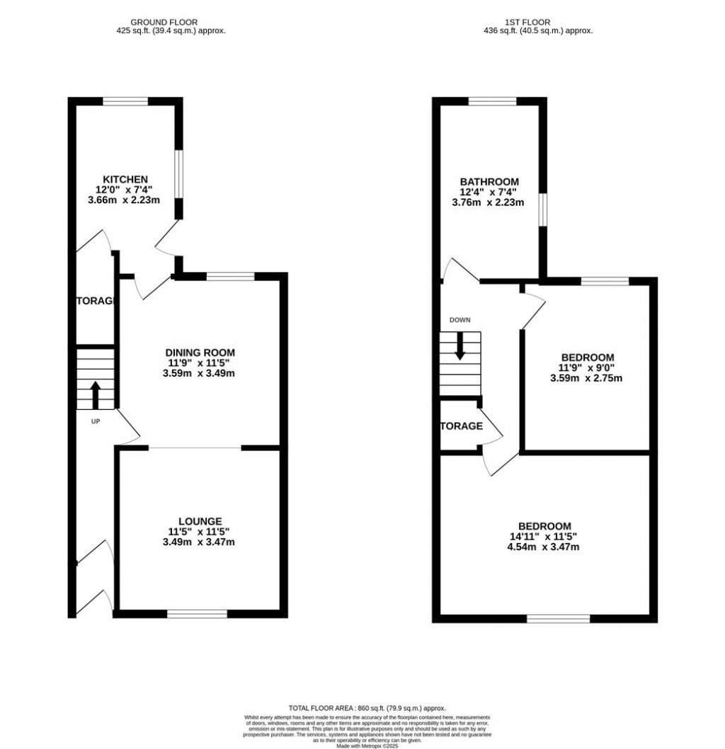 Floorplans For Gordon Street, Kettering