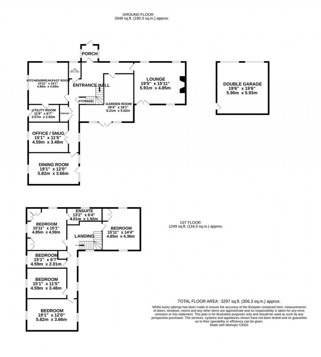 Floorplans For Grangewood Barn, Geddington Grange