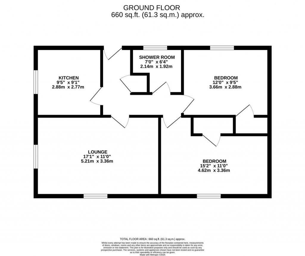 Floorplans For Clun Walk, Corby