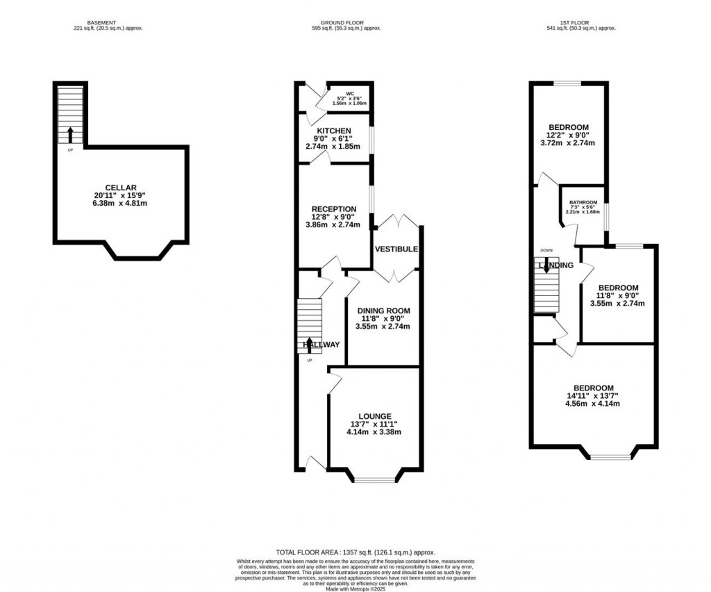 Floorplans For Lutterworth Road, Northampton
