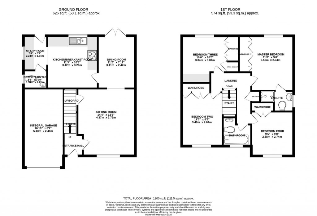 Floorplans For Blackbird Road, Corby