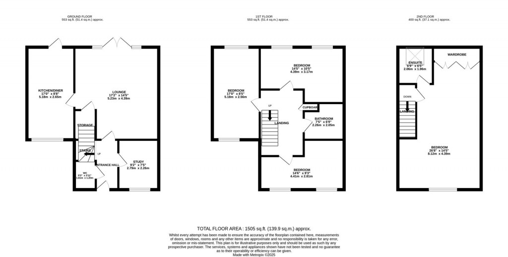 Floorplans For Tungstone Way, Market Harborough