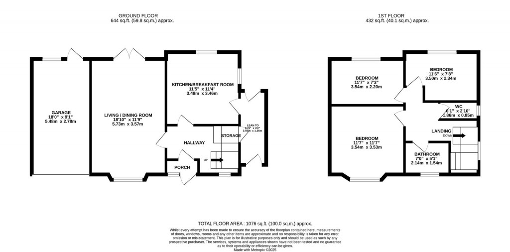 Floorplans For Windmill Avenue, Kettering
