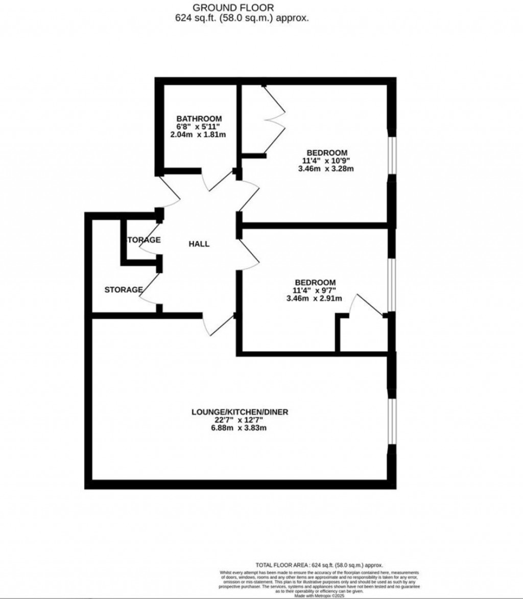 Floorplans For Mobbs House, Queen Street, Kettering