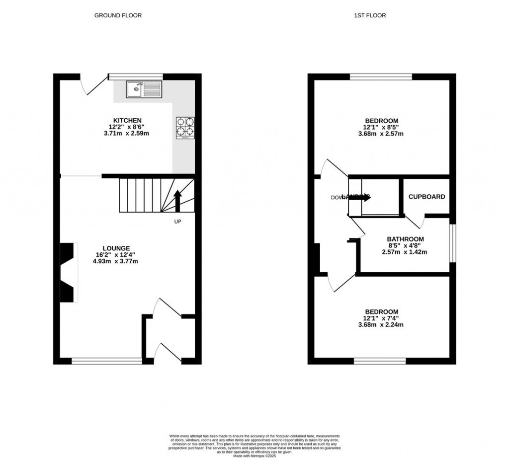Floorplans For Riggall Close, Broughton, Kettering
