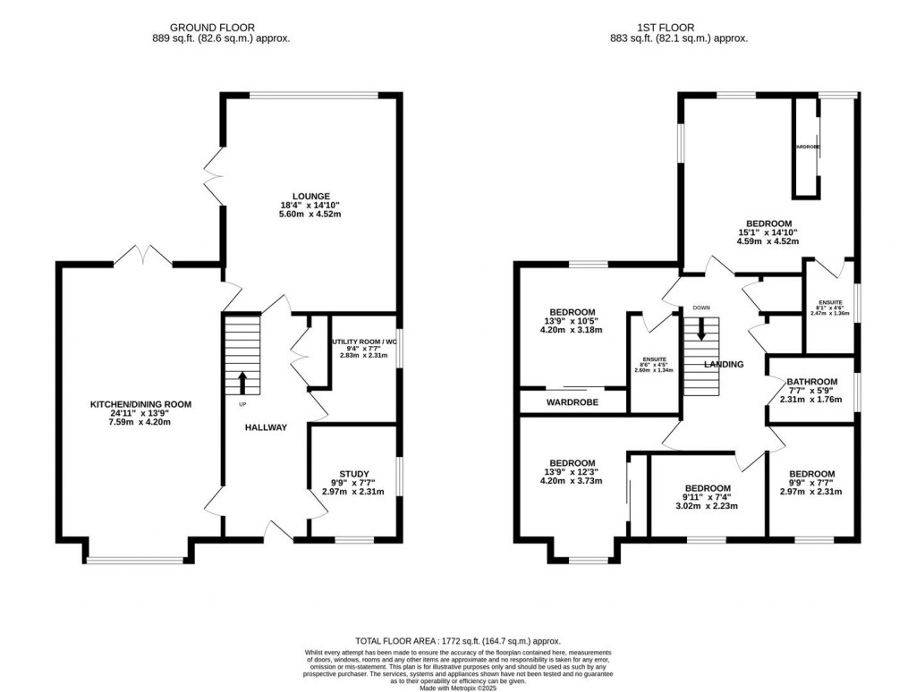 Floorplans For Cheviot Close, Market Harborough