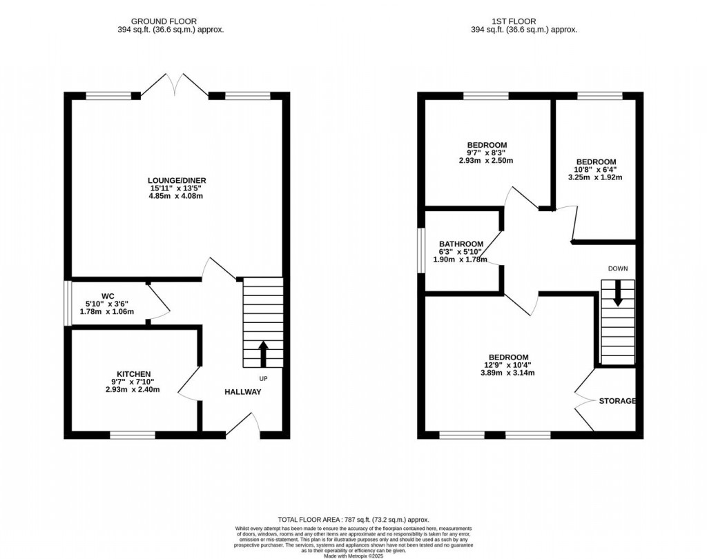 Floorplans For Union Street, Desborough