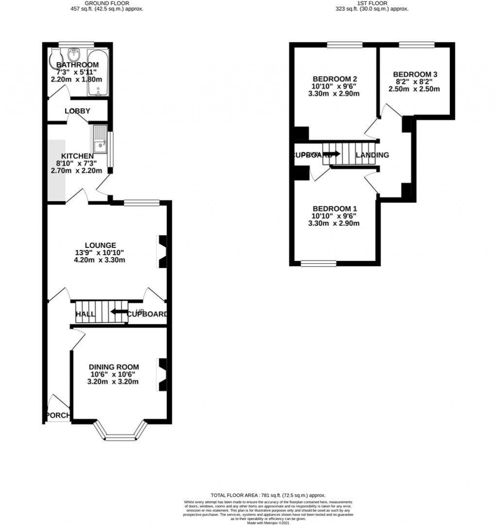 Floorplans For King Street, Kettering
