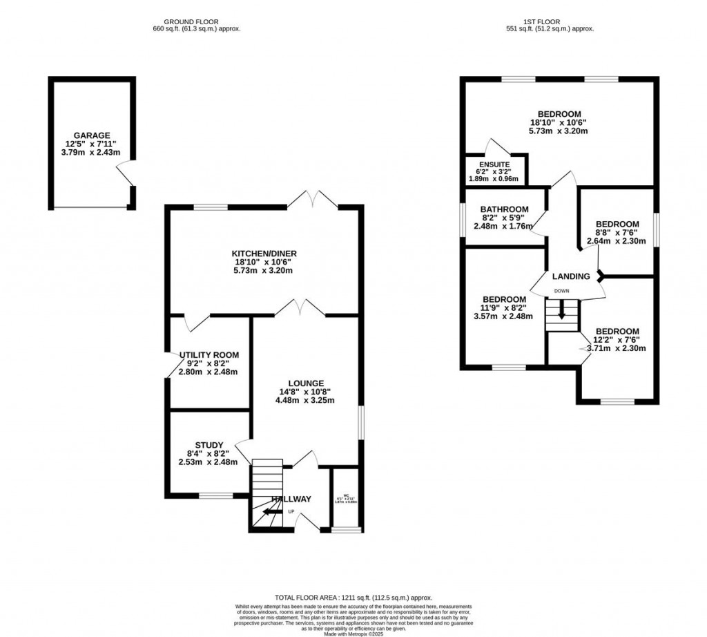 Floorplans For Kingfisher Way, Burton Latimer
