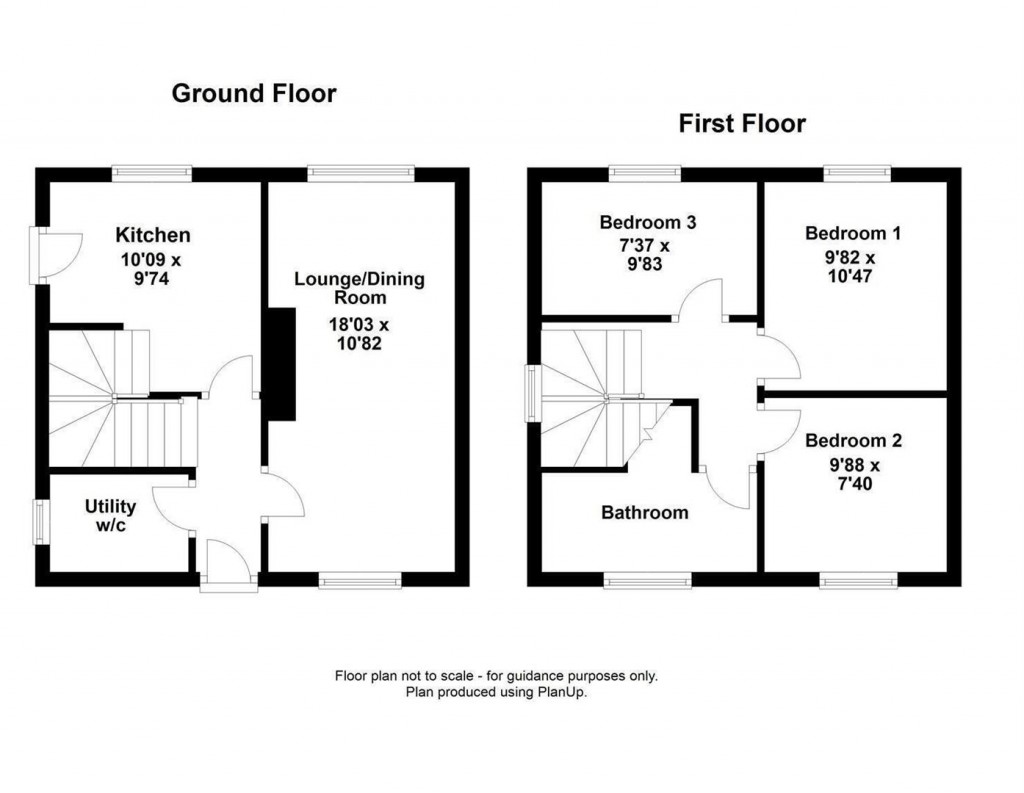Floorplans For Latimer Road, Corby