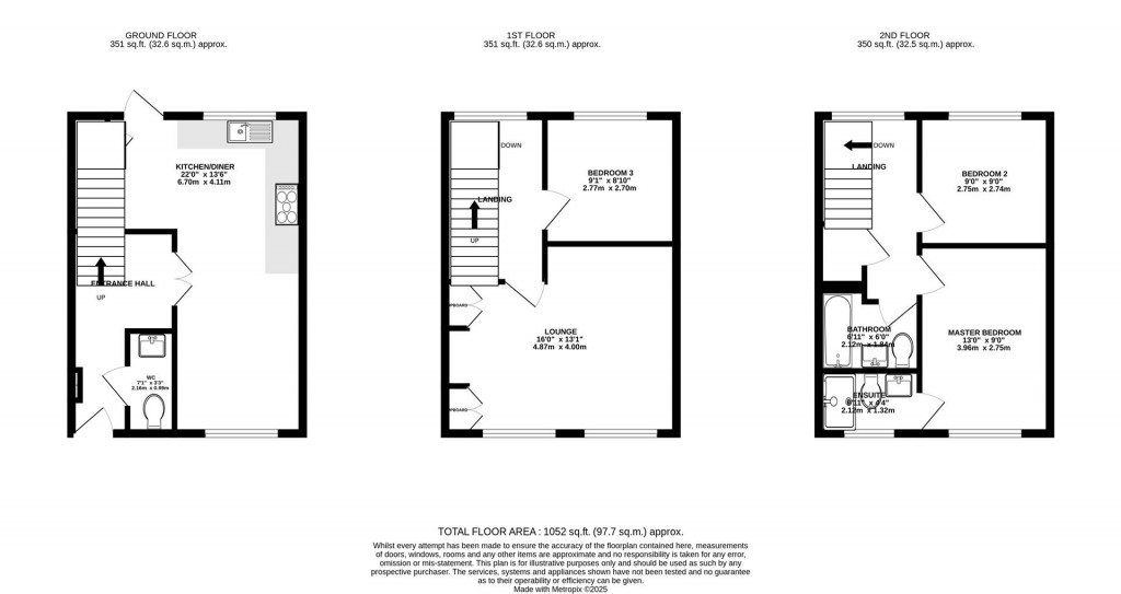 Floorplans For School Lane, Higham Ferrers