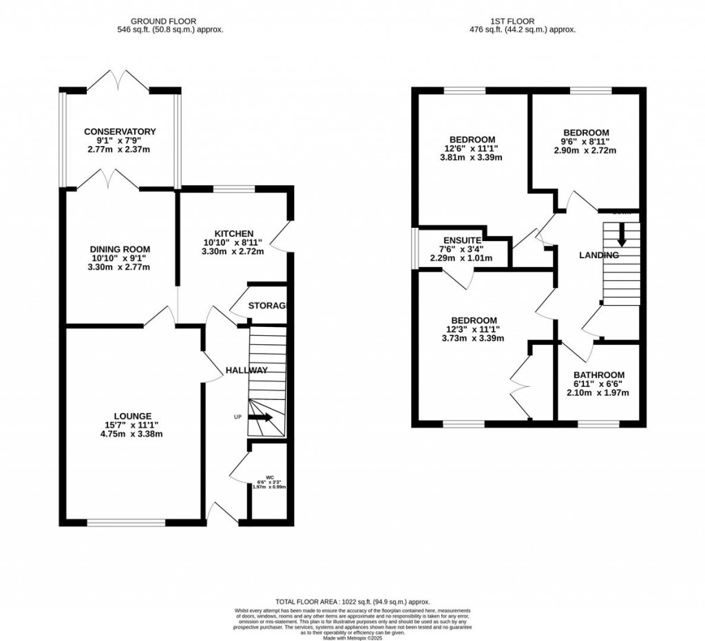 Floorplans For Fox Close, Fleckney