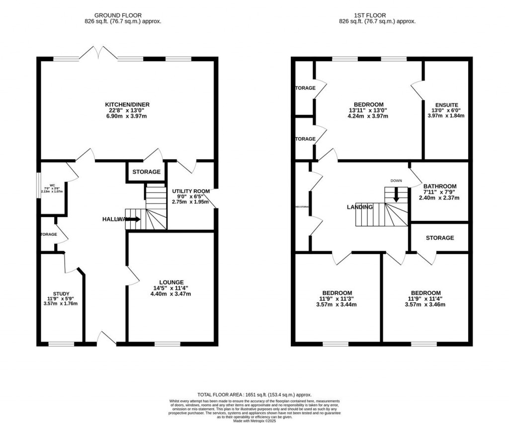 Floorplans For St. Peters Road, Oundle, Peterborough