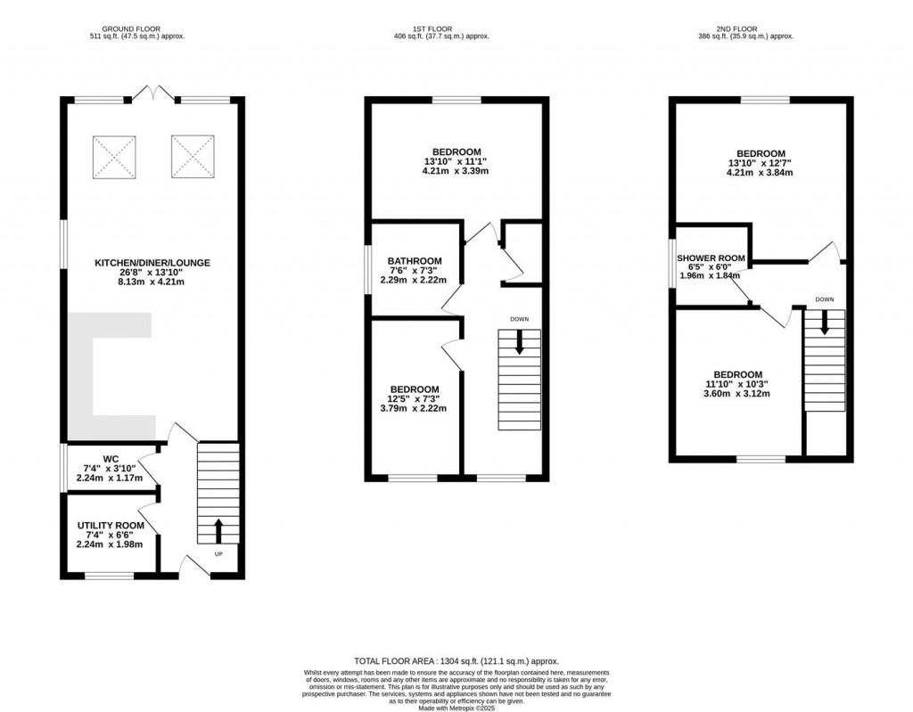 Floorplans For Orchard Road, Finedon