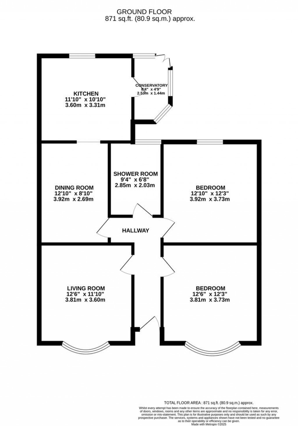 Floorplans For Boddington Road, Kettering