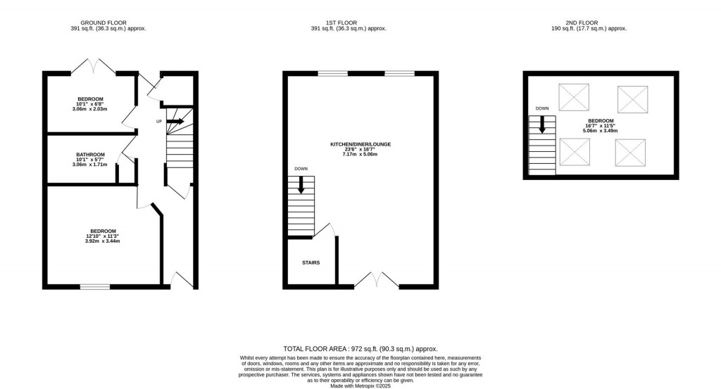 Floorplans For Commercial Street, Higham Ferrers