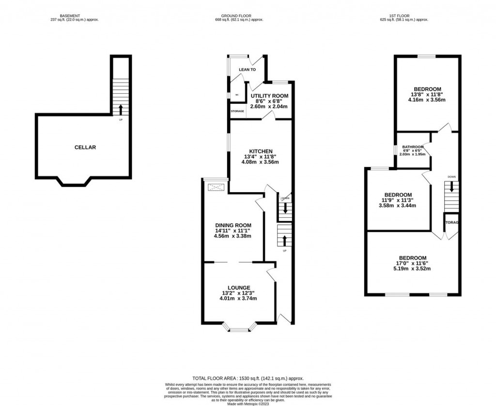Floorplans For Ashburnham Road, Northampton