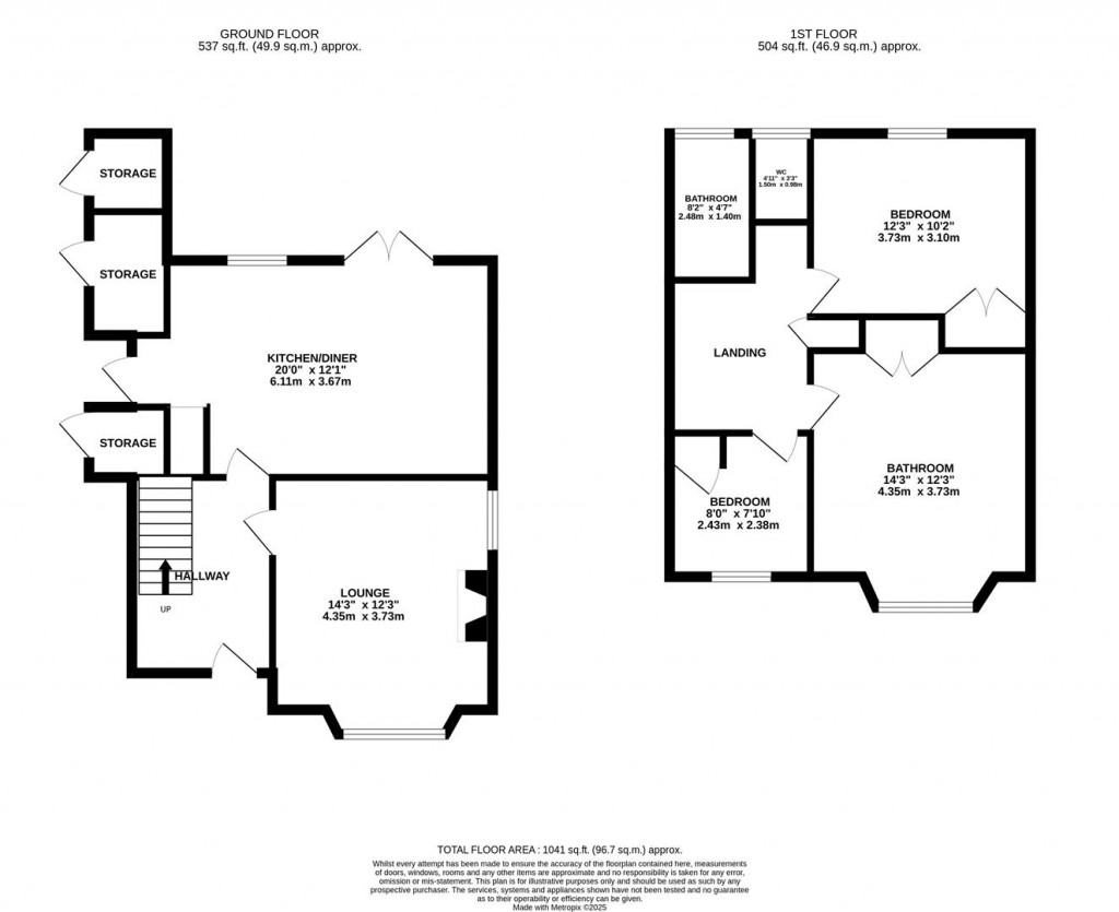Floorplans For Wheatley Avenue, Corby