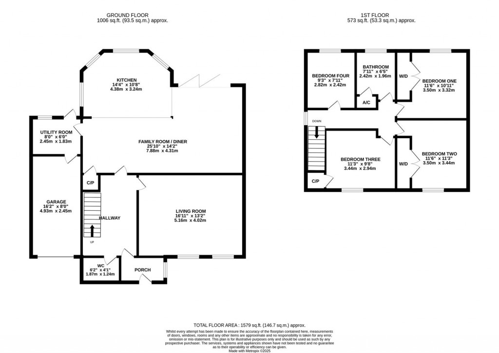 Floorplans For Hammond Way, Market Harborough
